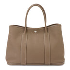 Hermes Garden Party PM Tote Bag Negonda Etoupe Silver — view 3