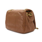 Saint Laurent Jamie Chain Shoulder Bag Leather Brown Gold — view 3