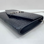 Saint Laurent Shoulder Bag Croco Embossed — view 8