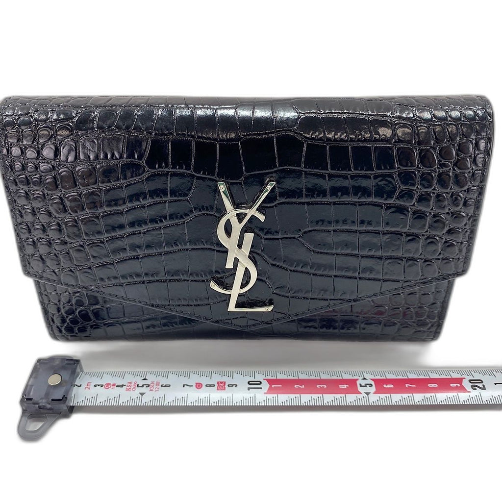 Saint Laurent Shoulder Bag Croco Embossed — view 3