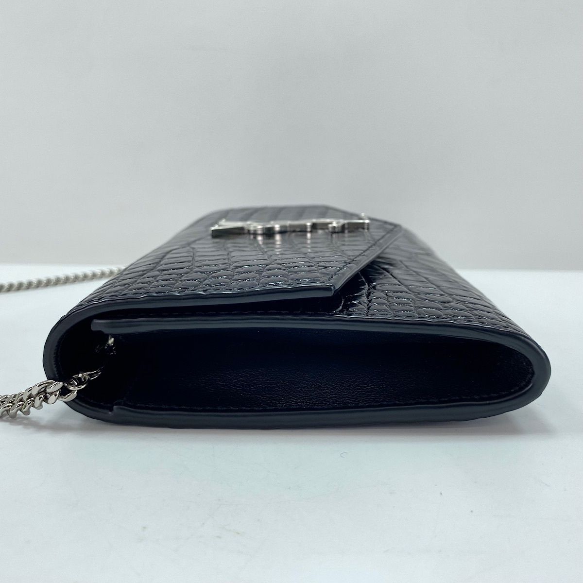 Saint Laurent Shoulder Bag Croco Embossed — view 5