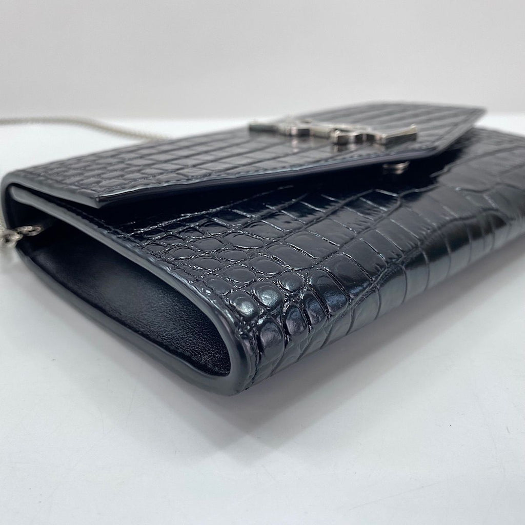Saint Laurent Shoulder Bag Croco Embossed — view 7