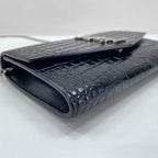 Saint Laurent Shoulder Bag Croco Embossed — view 7