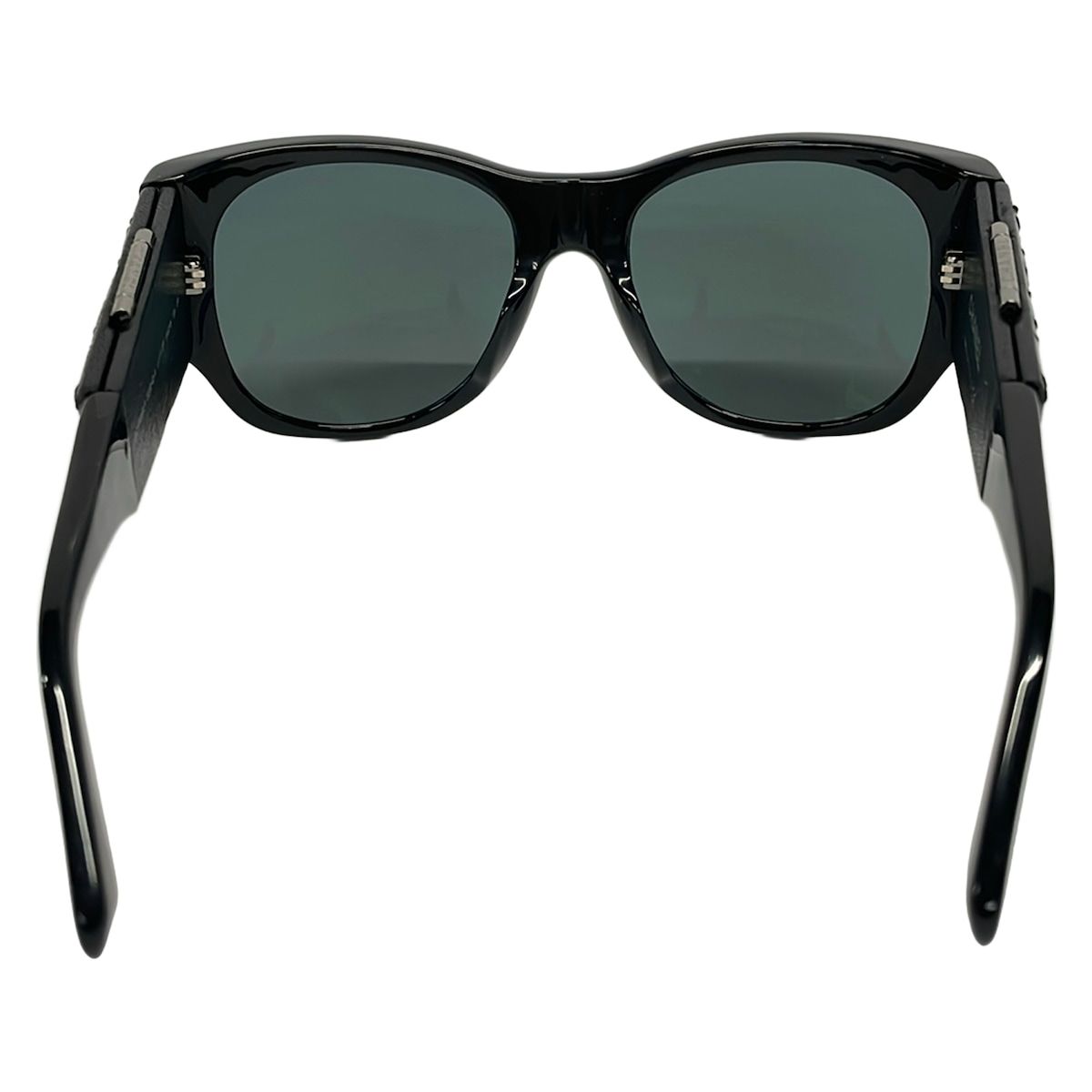Chanel Sunglasses Black with Mirror Quilted Leather Eyewear — view 3