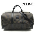 Celine Macadam Boston Hand Bag Black Bag