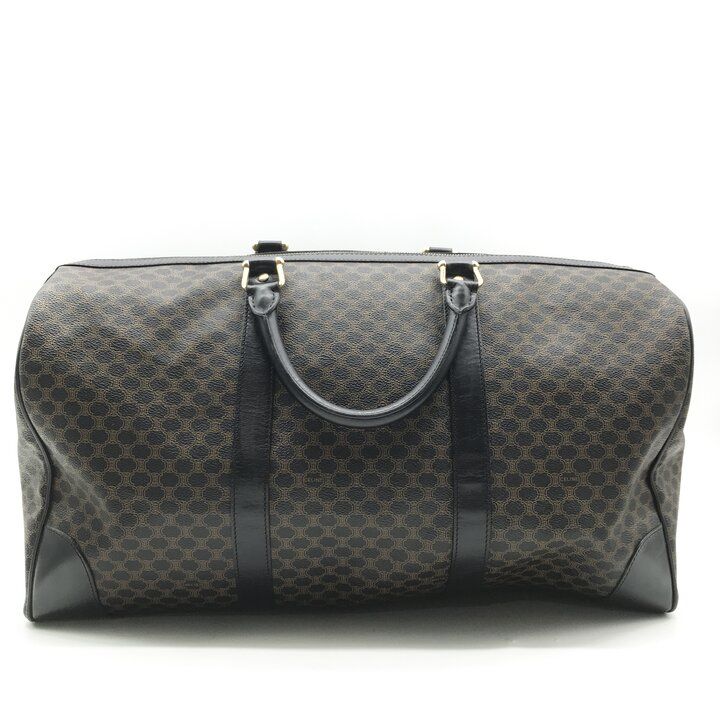 Celine Macadam Boston Hand Bag Black Bag — view 3