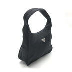 Prada Nylon Pouch Shoulder Bag Black Case — view 2