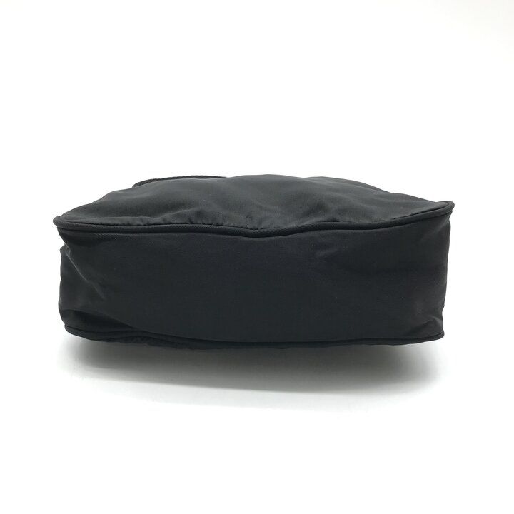Prada Nylon Pouch Shoulder Bag Black Case — view 4