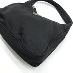 Prada Nylon Pouch Shoulder Bag Black Case — view 5