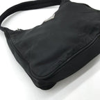 Prada Nylon Pouch Shoulder Bag Black Case — view 6
