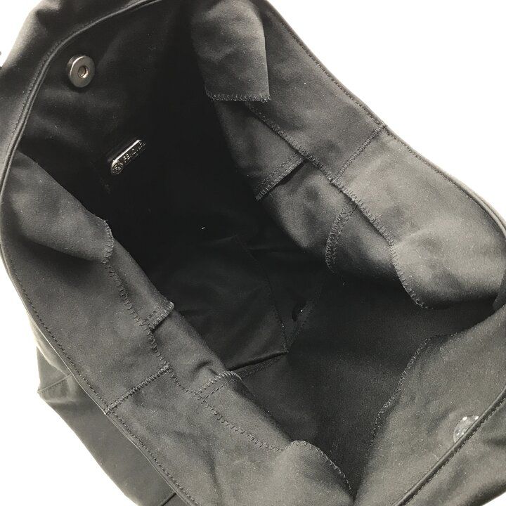 Fendi Cotton Tote Bag Hand Black — view 7