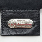 Fendi Cotton Tote Bag Hand Black — view 8