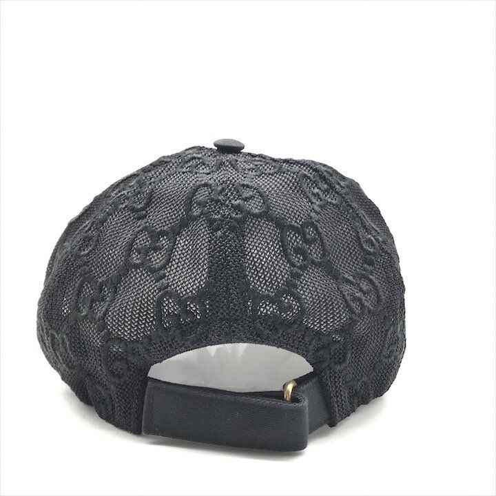 Gucci Hat Cap GG Embroidery Black — view 5