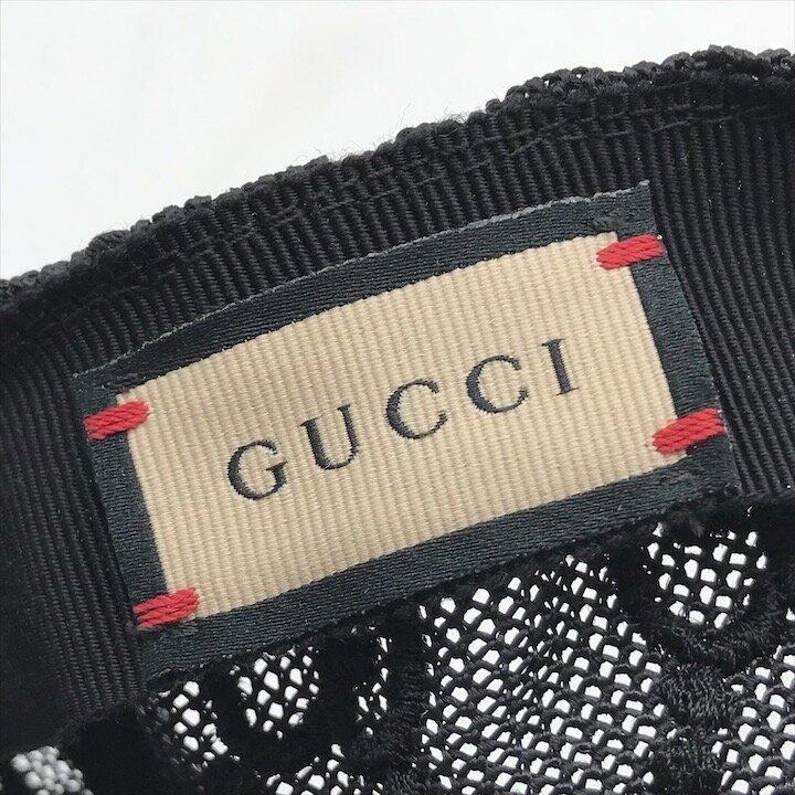 Gucci Hat Cap GG Embroidery Black — view 8