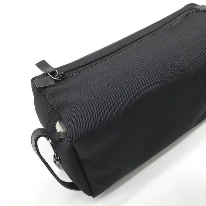 Gucci Clutch Double Zipper Lightweight Simple Pouch Nylon Black — view 5