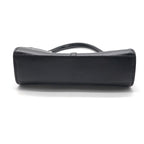 Gucci Jackie Pig Leather Hand Bag Silver Black Bag — view 4