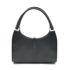 Gucci Jackie Pig Leather Hand Bag Silver Black Bag — view 3