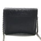 Prada Nylon Tessuto Chain Shoulder Bag Black — view 3