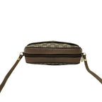 Gucci Vintage GG Pattern Logo Leather Shoulder Bag Pochette Brown — view 4