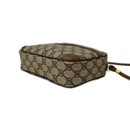 Gucci Vintage GG Pattern Logo Leather Shoulder Bag Pochette Brown — view 8