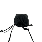 Loewe Vintage Anagram Logo Nappa Leather Drawstring Shoulder Bag Crossbody Black — view 4