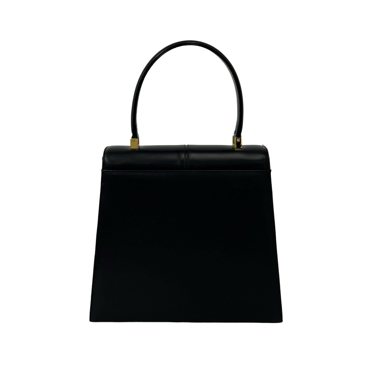 Saint Laurent Vintage YSL Logo Leather Handbag Black — view 3