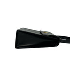 Saint Laurent Vintage YSL Logo Leather Handbag Black — view 6