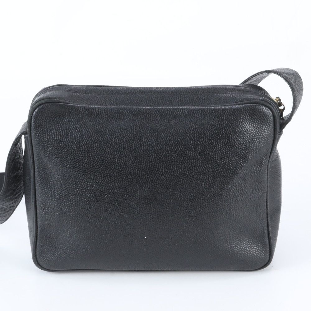 Chanel Triple Coco Caviar Leather Shoulder Bag — view 3