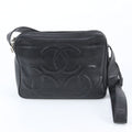 Chanel Triple Coco Caviar Leather Shoulder Bag