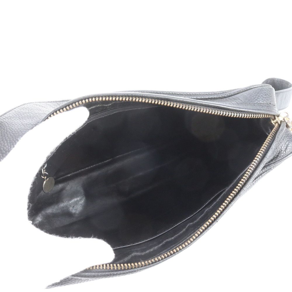 Chanel Triple Coco Caviar Leather Shoulder Bag — view 7
