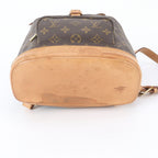 Louis Vuitton Monogram Montsouris Leather Backpack Shoulder Bag — view 6