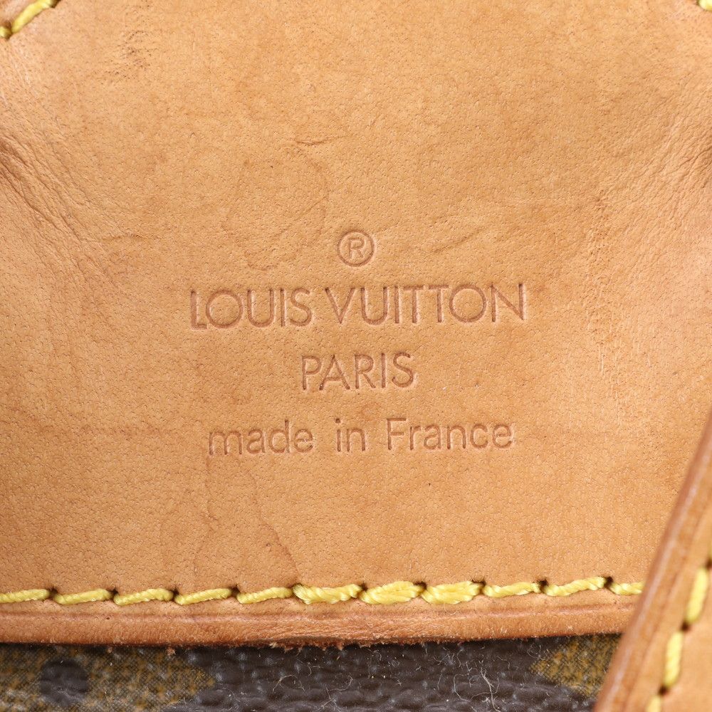 Louis Vuitton Monogram Montsouris Leather Backpack Shoulder Bag — view 8