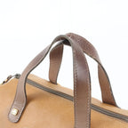 Loewe Vintage Anagram Mini Boston Leather Handbag Tote — view 2