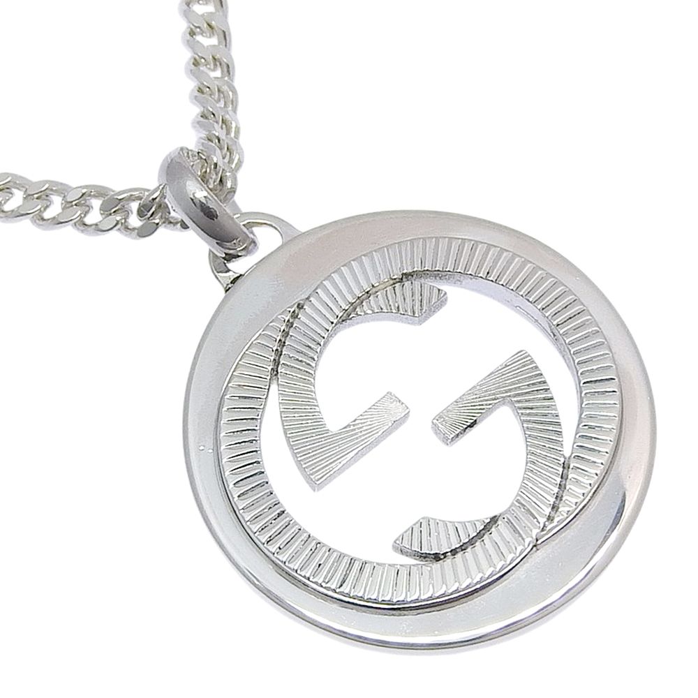 Gucci Interlocking G 925 Sterling Silver Necklace