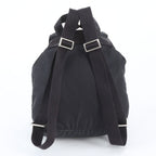 Prada Tessuto Nylon Triangle Logo Leather Backpack Shoulder Bag — view 3