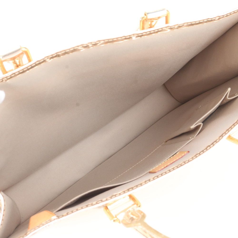 Louis Vuitton Monogram Miroir Sac Plat Leather Tote Bag Hand — view 7