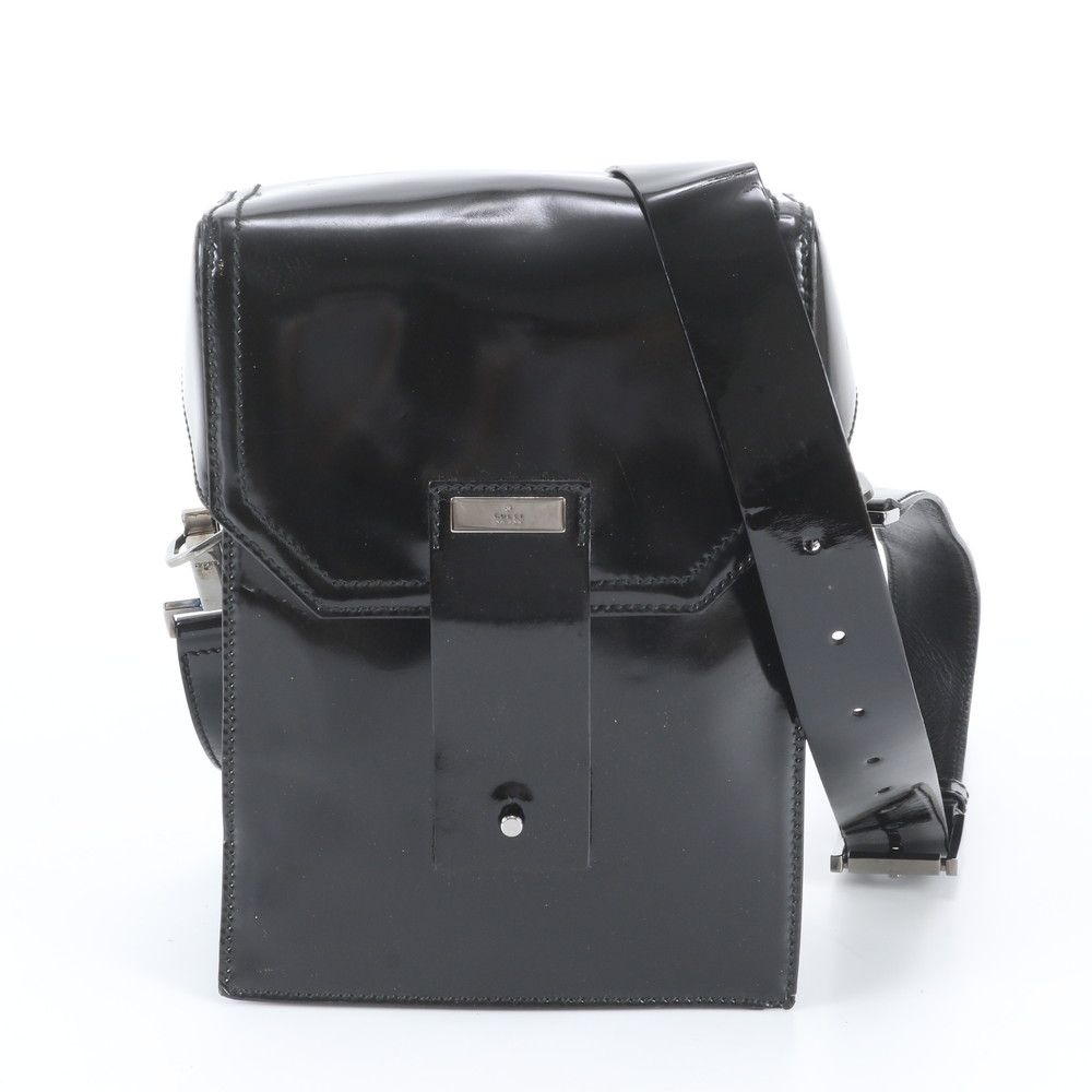 Gucci Leather Shoulder Bag Crossbody Black