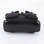 Gucci Bamboo Leather Backpack Shoulder Bag Black — view 6