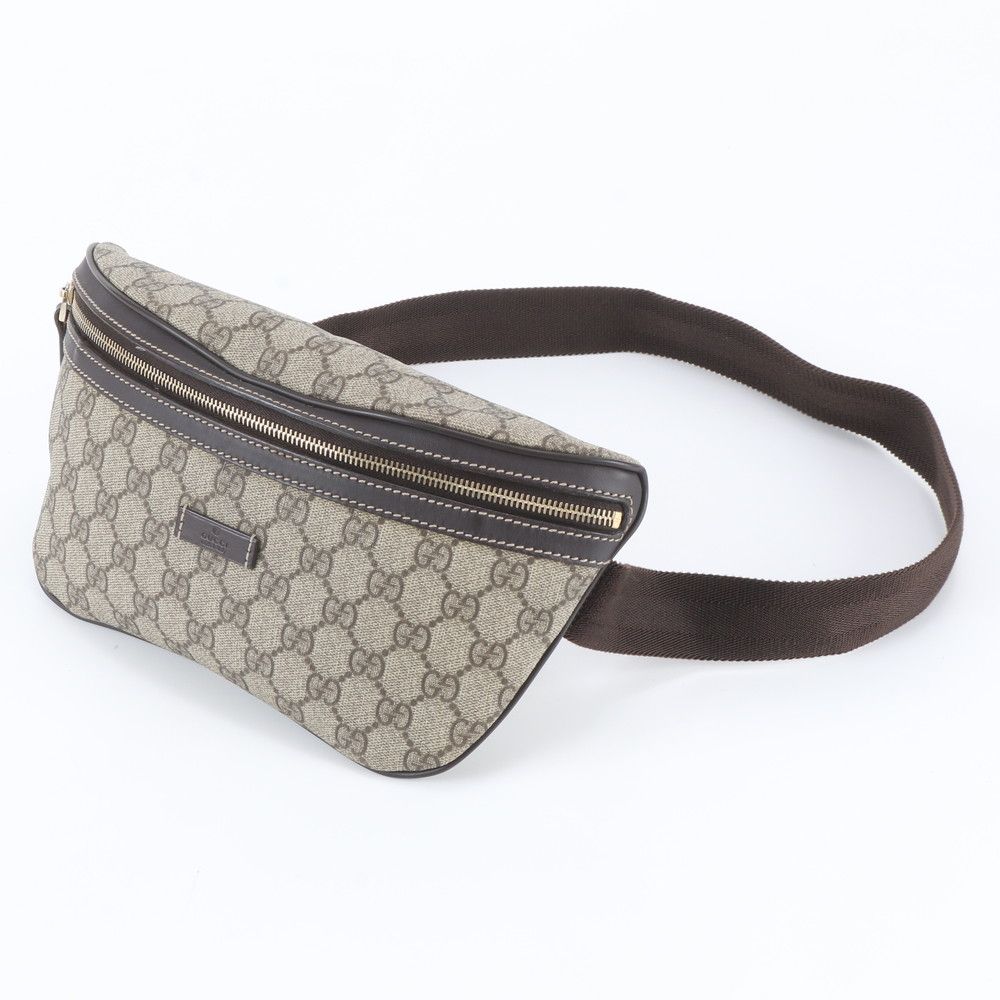 Gucci GG Supreme Leather Belt Bag Body Waist Pouch