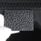 Gucci GG Nylon Leather Tote Bag Shoulder Business Document Black — view 8