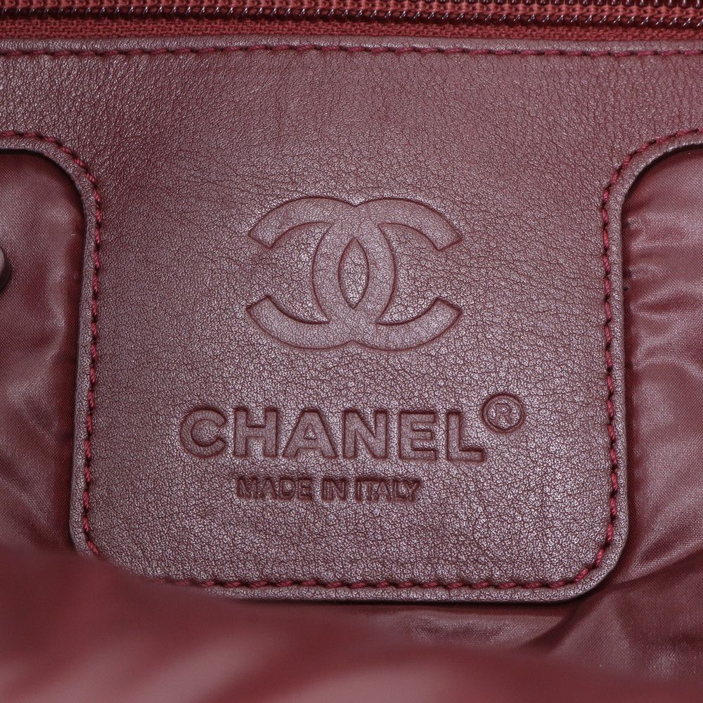 Chanel Coco Cocoon Leather Nylon Backpack — view 8