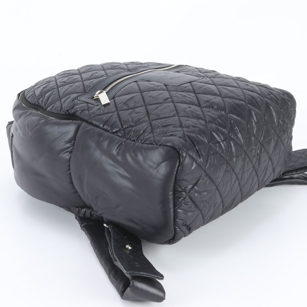 Chanel Coco Cocoon Leather Nylon Backpack — view 5