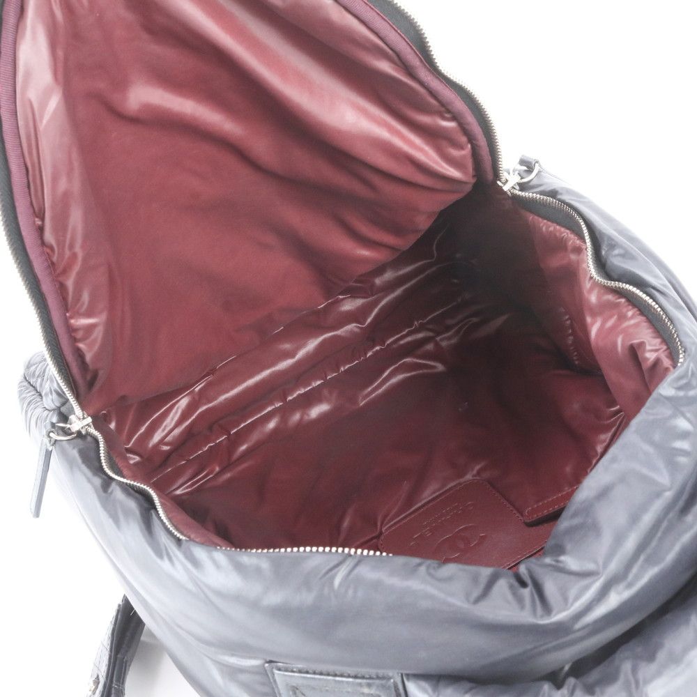 Chanel Coco Cocoon Leather Nylon Backpack — view 7
