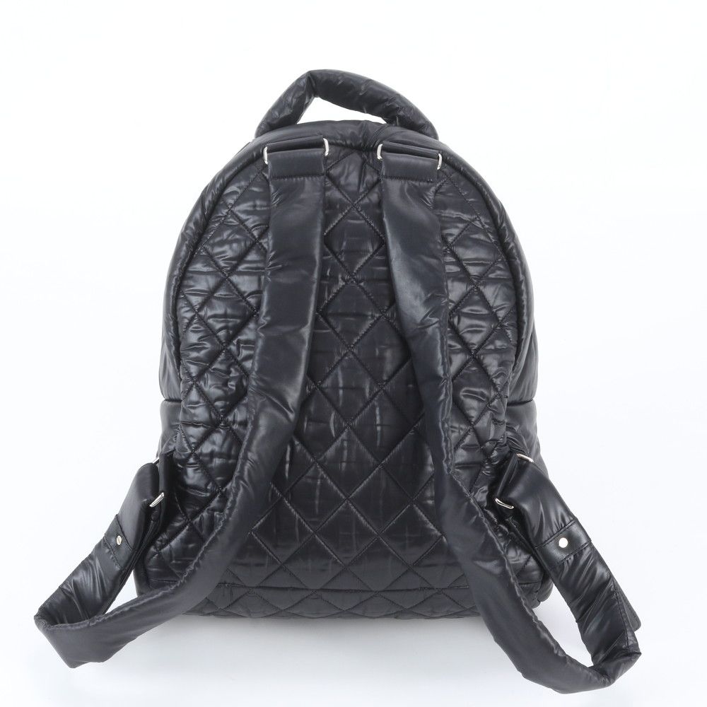 Chanel Coco Cocoon Leather Nylon Backpack — view 3
