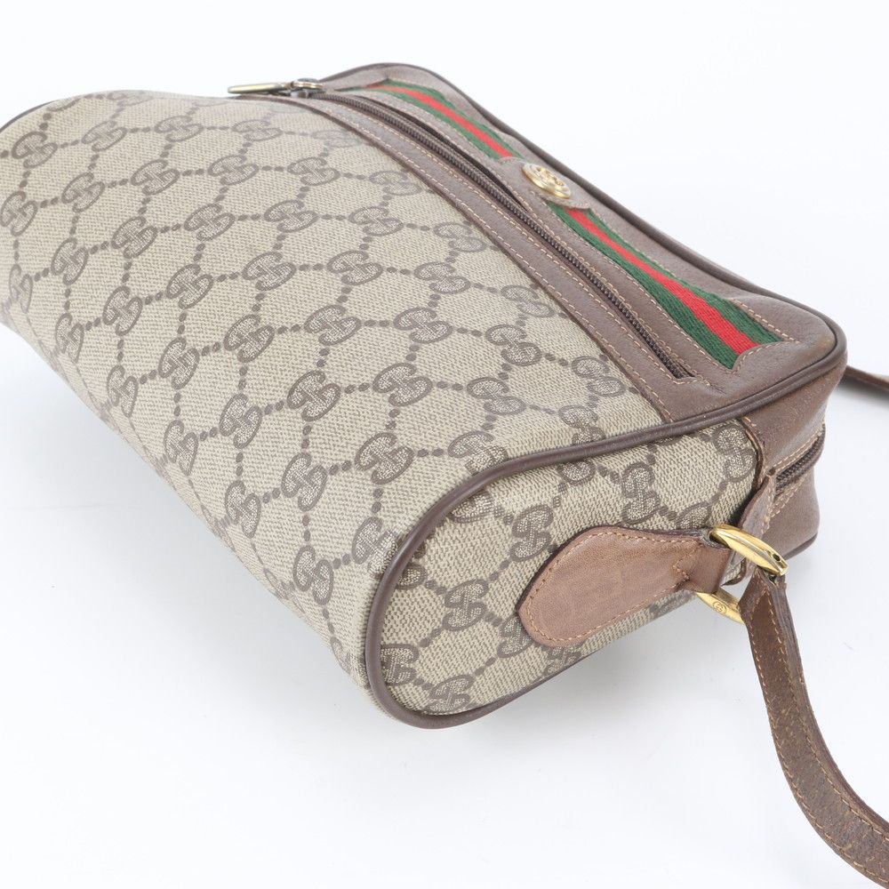 Gucci Vintage GG Supreme Sherry Line 119 02 087 Leather Shoulder Bag — view 4