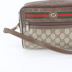 Gucci Vintage GG Supreme Sherry Line 119 02 087 Leather Shoulder Bag — view 2