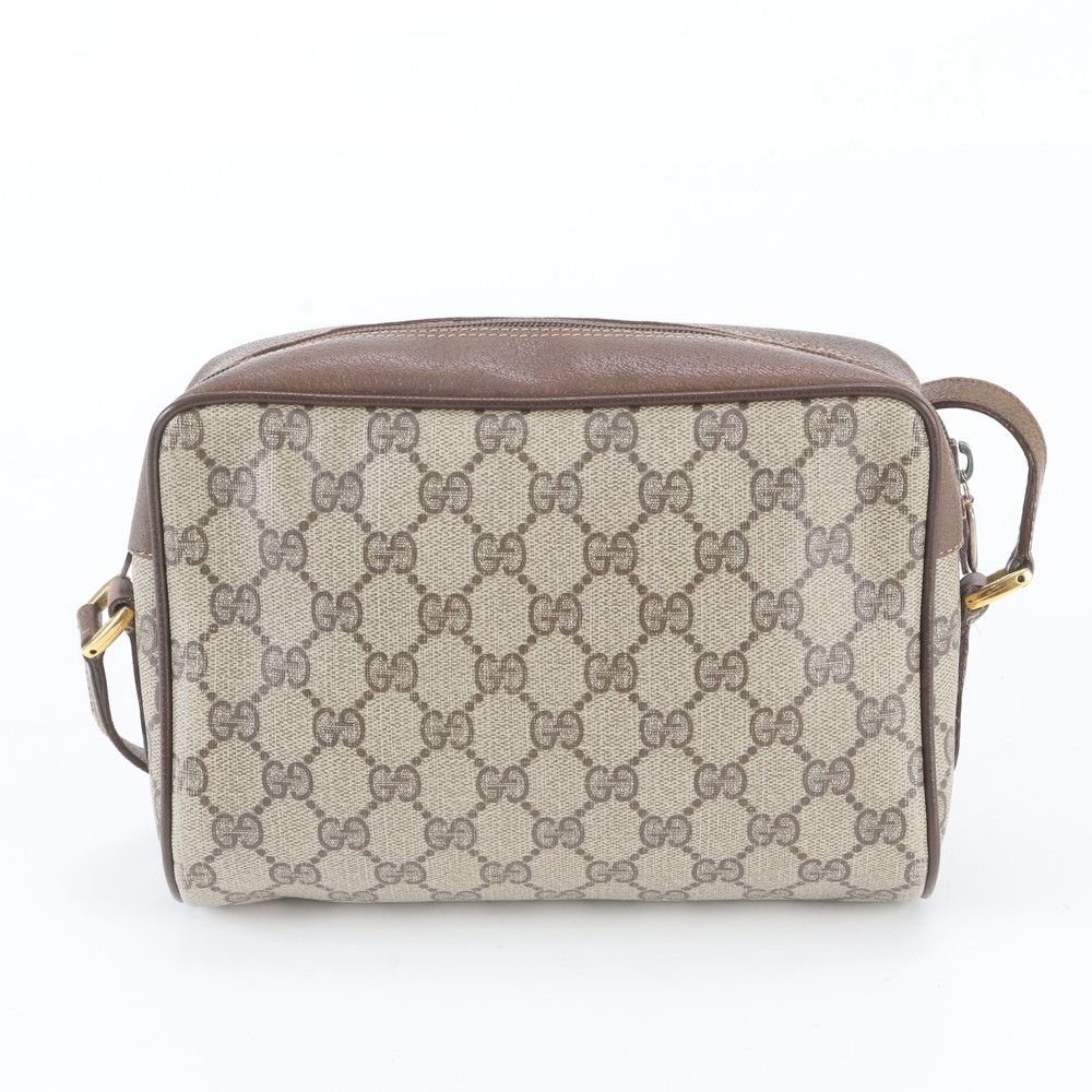 Gucci Vintage GG Supreme Sherry Line 119 02 087 Leather Shoulder Bag — view 3