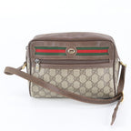 Gucci Vintage GG Supreme Sherry Line 119 02 087 Leather Shoulder Bag