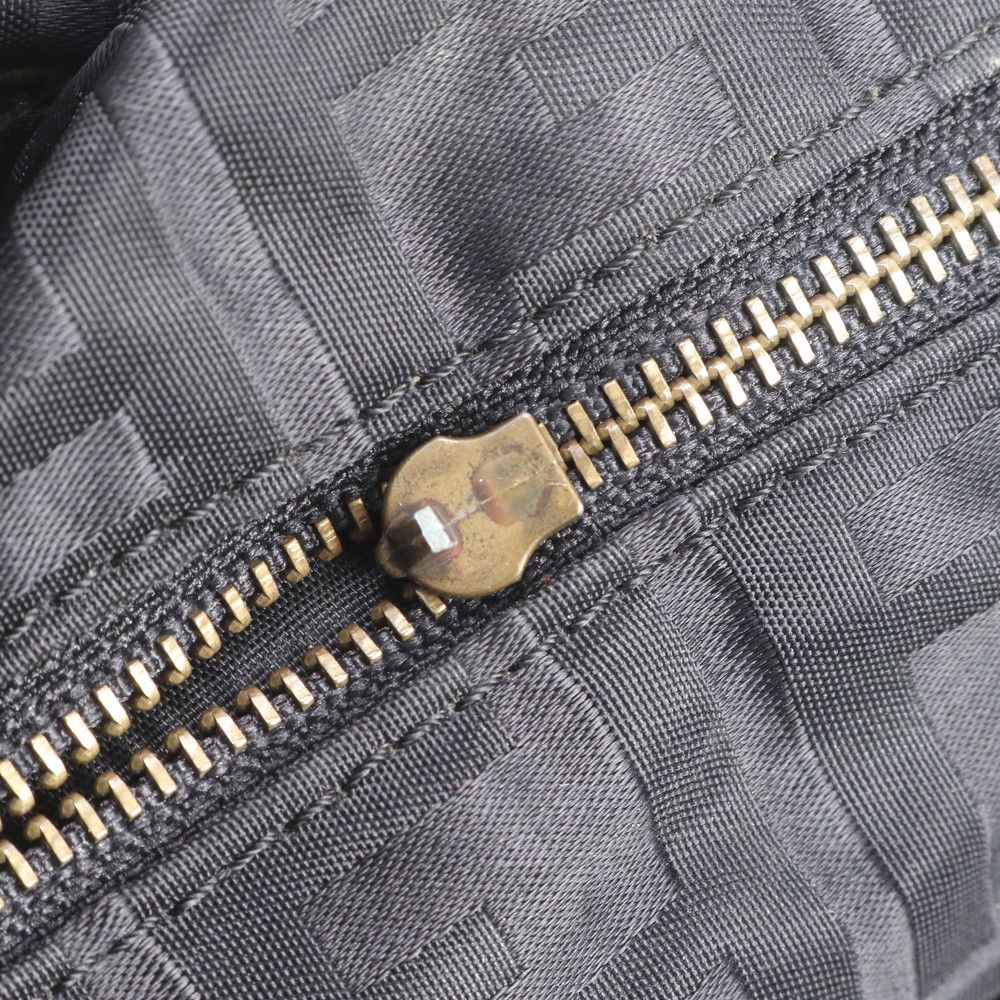 Fendi Leather Backpack Shoulder Bag Black — view 8