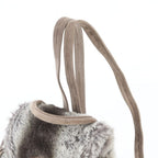 Fendi Fur Leather Backpack Shoulder Bag — view 2